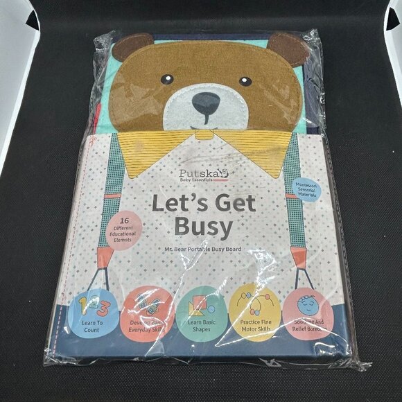 New in package Putska Children's "Let's Get Busy" Portable Busy Board - Picture 2 of 3